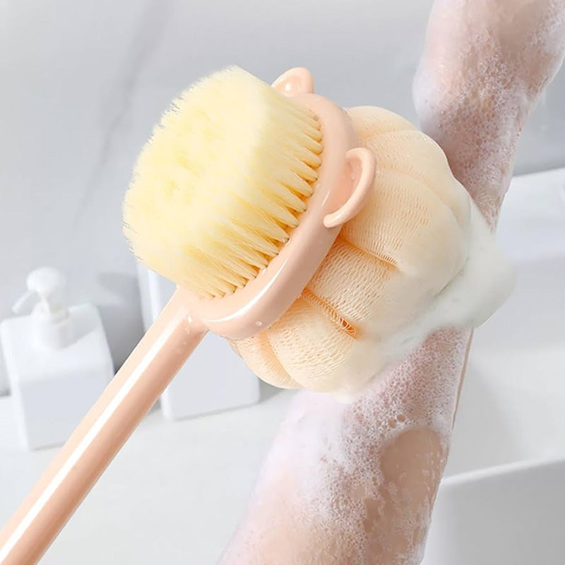 2 In 1 Bathing Scrubbing With Long Handle