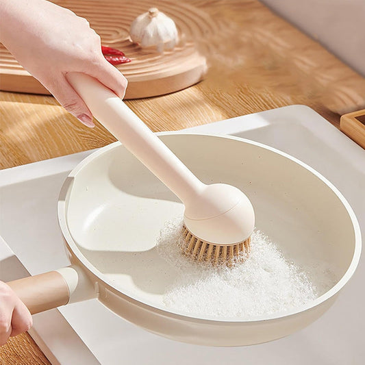 Rotatable Dish Washing Brush Long Handle