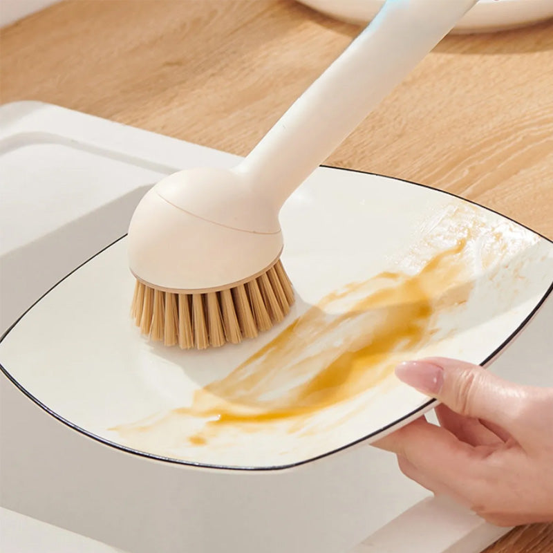 Rotatable Dish Washing Brush Long Handle