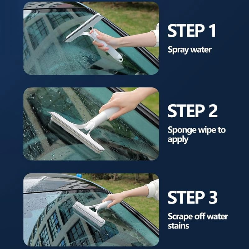 3 In 1 Glass Window Cleaner Wiper